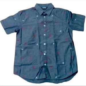 Vans Gray hang loose shirt button up